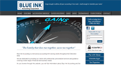 Desktop Screenshot of blueinkaccounting.com